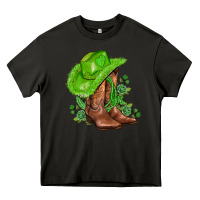Asphalt green  cowgirl and roses Heavy Core Tee - AdoDesignShop