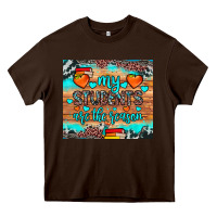 Chocolate Brown my students are the reason Heavy Core Tee - JahusDesignShop