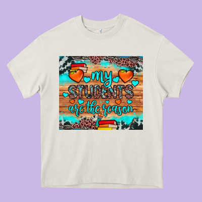 My Students Are The Reason Heavy Core Tee Designed By Jahusdesignshop