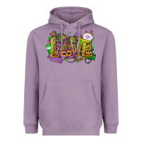 Lavender mardi gras love nurse Heavyweight Hoodie - CowGirlArtShop