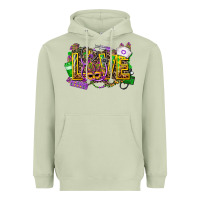 Matcha mardi gras love nurse Heavyweight Hoodie - CowGirlArtShop