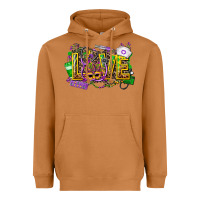 Meerkat mardi gras love nurse Heavyweight Hoodie - CowGirlArtShop