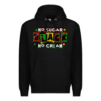 Black no sugar no cream black Premium Hoodie - CowGirlArtShop