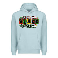 Blue Mist no sugar no cream black Premium Hoodie - CowGirlArtShop