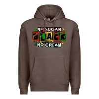 Coffee no sugar no cream black Premium Hoodie - CowGirlArtShop