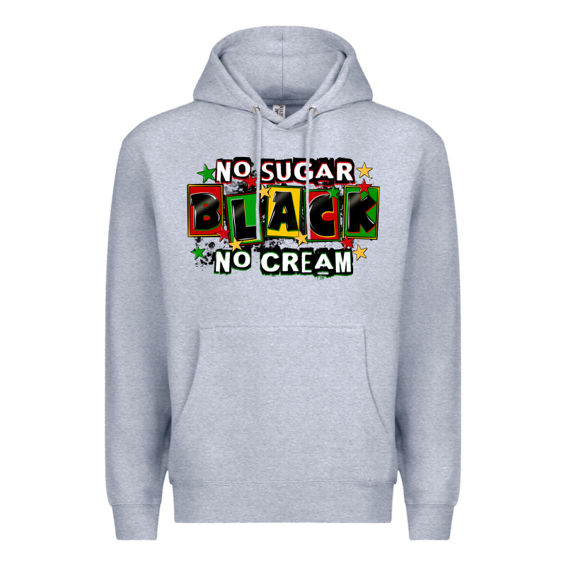 No Sugar No Cream Black Premium Hoodie by CowGirlArtShop | Teevron