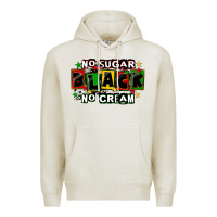 Oatmeal Heather no sugar no cream black Premium Hoodie - CowGirlArtShop