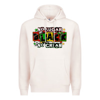 Pale Pink no sugar no cream black Premium Hoodie - CowGirlArtShop