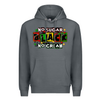 Rock no sugar no cream black Premium Hoodie - CowGirlArtShop