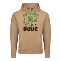 Vintage Coffee one lucky dude Vintage Hoodie - MaliasSmallBusiness