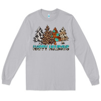 Moon Dust Happy Holidays Trees Long Sleeve Tee - MaliasSmallBusiness