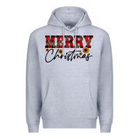 Heather Grey merry christmas Premium Hoodie - JahusDesignShop
