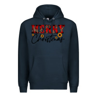 Navy merry christmas Premium Hoodie - JahusDesignShop