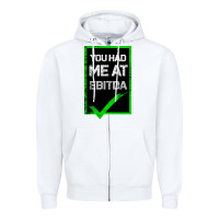White You Had Me At Ebitda Zipper Hoodie - Bettercallsaul