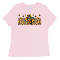 Bubblegum Pink texas map Ladies Tee - JahusDesignShop
