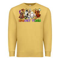 Antique Gold spooky vibes sports ghosts Premium Sweatshirt - CowGirlArtShop