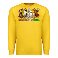 Lemon spooky vibes sports ghosts Premium Sweatshirt - CowGirlArtShop