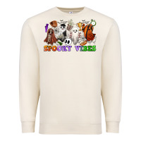 Sandshell spooky vibes sports ghosts Premium Sweatshirt - CowGirlArtShop