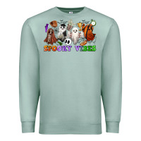 Seafoam spooky vibes sports ghosts Premium Sweatshirt - CowGirlArtShop