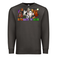 Smoke spooky vibes sports ghosts Premium Sweatshirt - CowGirlArtShop