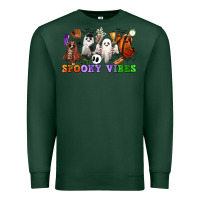 Sports Green spooky vibes sports ghosts Premium Sweatshirt - CowGirlArtShop