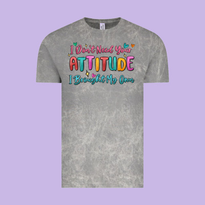 I Don't Need Your Attitude I Brought My Own Vintage Tee Designed By Maliassmallbusiness