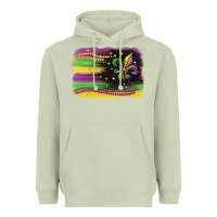 Matcha mardi gras flag Heavyweight Hoodie - CowGirlArtShop