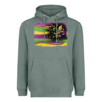 Sage mardi gras flag Heavyweight Hoodie - CowGirlArtShop