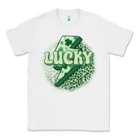 White st. patrick's day lucky Classic Tee - MaliasSmallBusiness