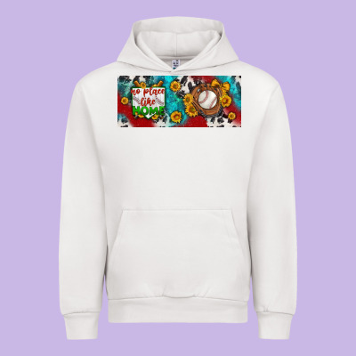 No Place Like Home Baseball Urban Hoodie Designed By Bundleandbundleshop