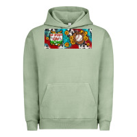 Pigment Oil Green no place like home baseball Urban Hoodie - BundleAndBundleShop