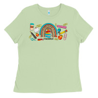 Matcha teacher life rainbow frosted Ladies Tee - JahusDesignShop