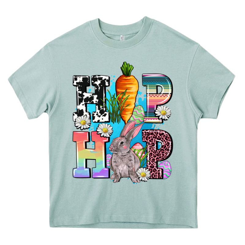 Hip Hop Easter Rabbit Heavy Core Tee by AdoDesignShop | Teevron