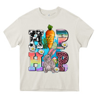 Cream hip hop easter rabbit Heavy Core Tee - AdoDesignShop