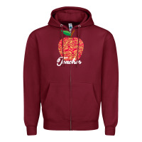 Burgundy Teacher Zipper Hoodie - Bettercallsaul