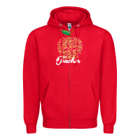 Red Teacher Zipper Hoodie - Bettercallsaul