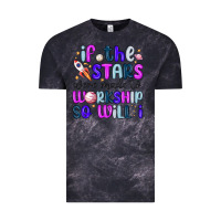 Cloud Black if the stars were made to worship so will i Vintage Tee - MaliasSmallBusiness