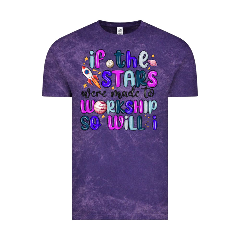 If The Stars Were Made To Worship So Will I Vintage Tee by MaliasSmallBusiness | Teevron