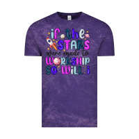 Cloud Purple if the stars were made to worship so will i Vintage Tee - MaliasSmallBusiness