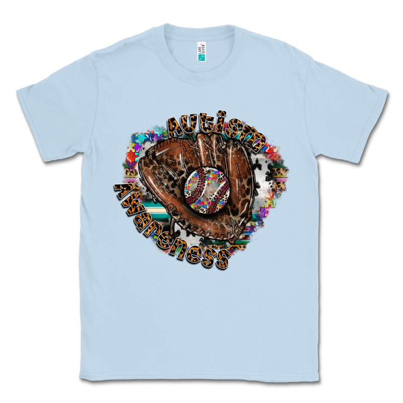Autism Awareness Baseball Classic Tee by CowhideDigitalArt | Teevron