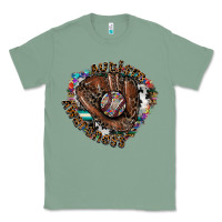 Sage Autism Awareness Baseball Classic Tee - CowhideDigitalArt
