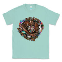 Seafoam Autism Awareness Baseball Classic Tee - CowhideDigitalArt
