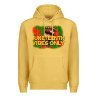 Antique Gold juneteenth vibes only Premium Hoodie - CowGirlArtShop