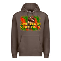 Coffee juneteenth vibes only Premium Hoodie - CowGirlArtShop