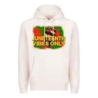 Pale Pink juneteenth vibes only Premium Hoodie - CowGirlArtShop