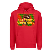 Red juneteenth vibes only Premium Hoodie - CowGirlArtShop