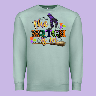 The Witch Is In Premium Sweatshirt Designed By Cowgirlartshop