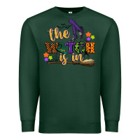Sports Green the witch is in Premium Sweatshirt - CowGirlArtShop