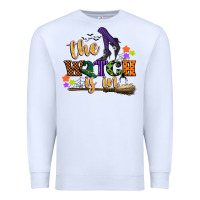 White the witch is in Premium Sweatshirt - CowGirlArtShop