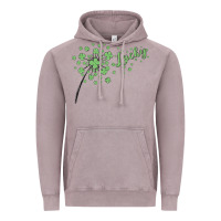 Vintage Zinc four leaf clover Vintage Hoodie - MaliasSmallBusiness